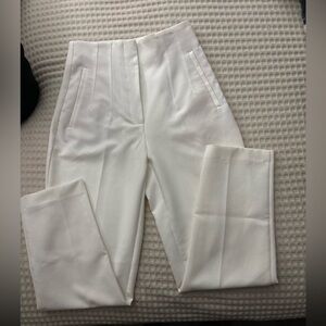 Zara Classic White Women's Trousers